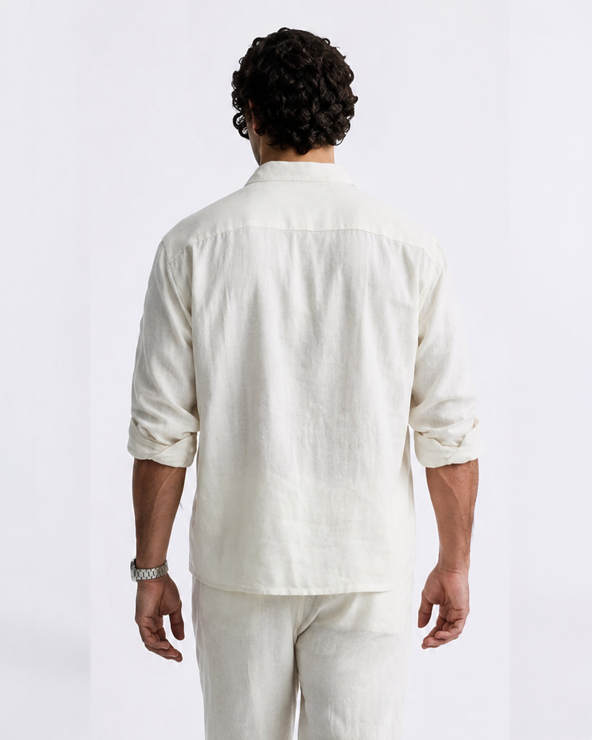 White Linen Shirt