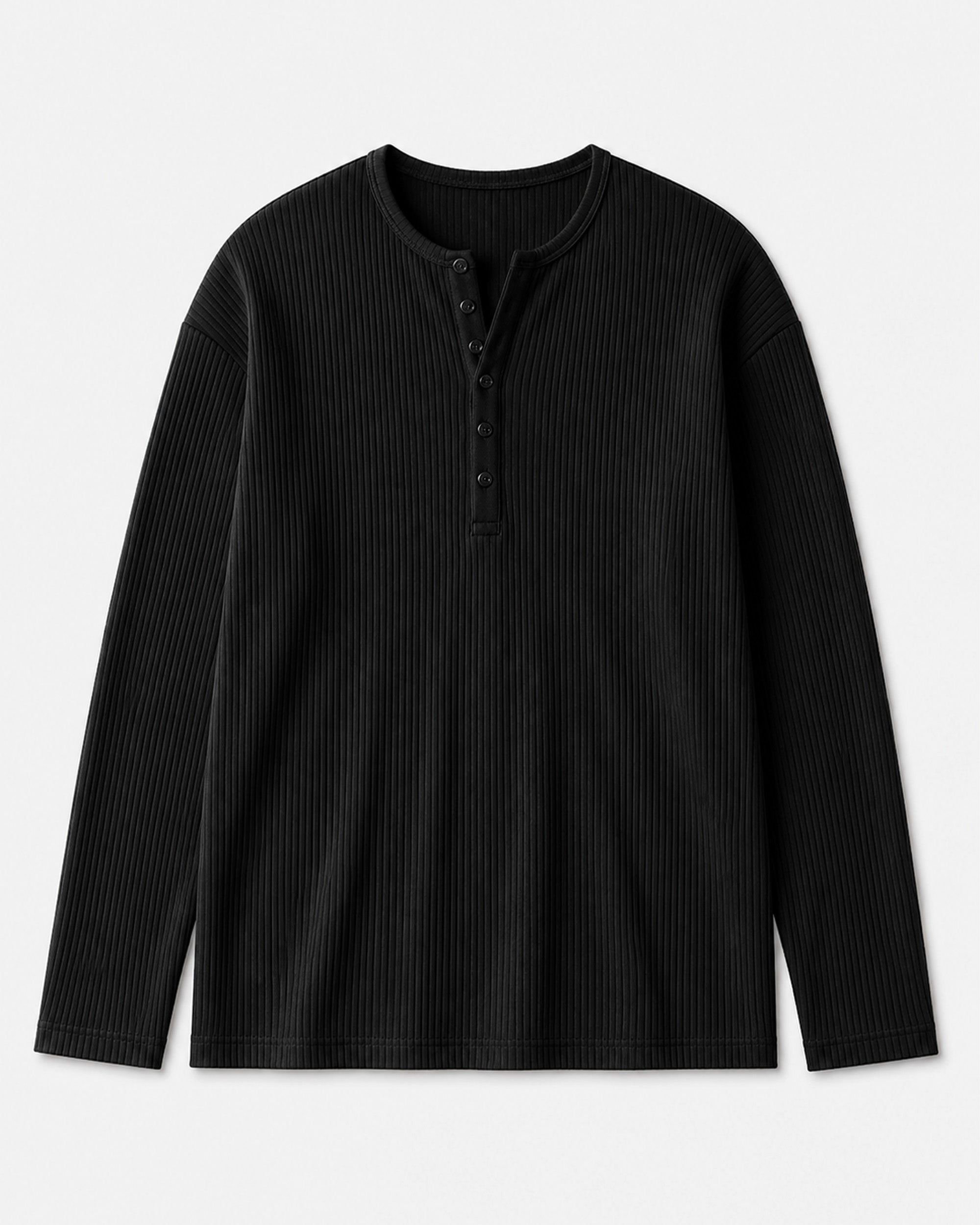 Full Sleeve Henley T-Shirt