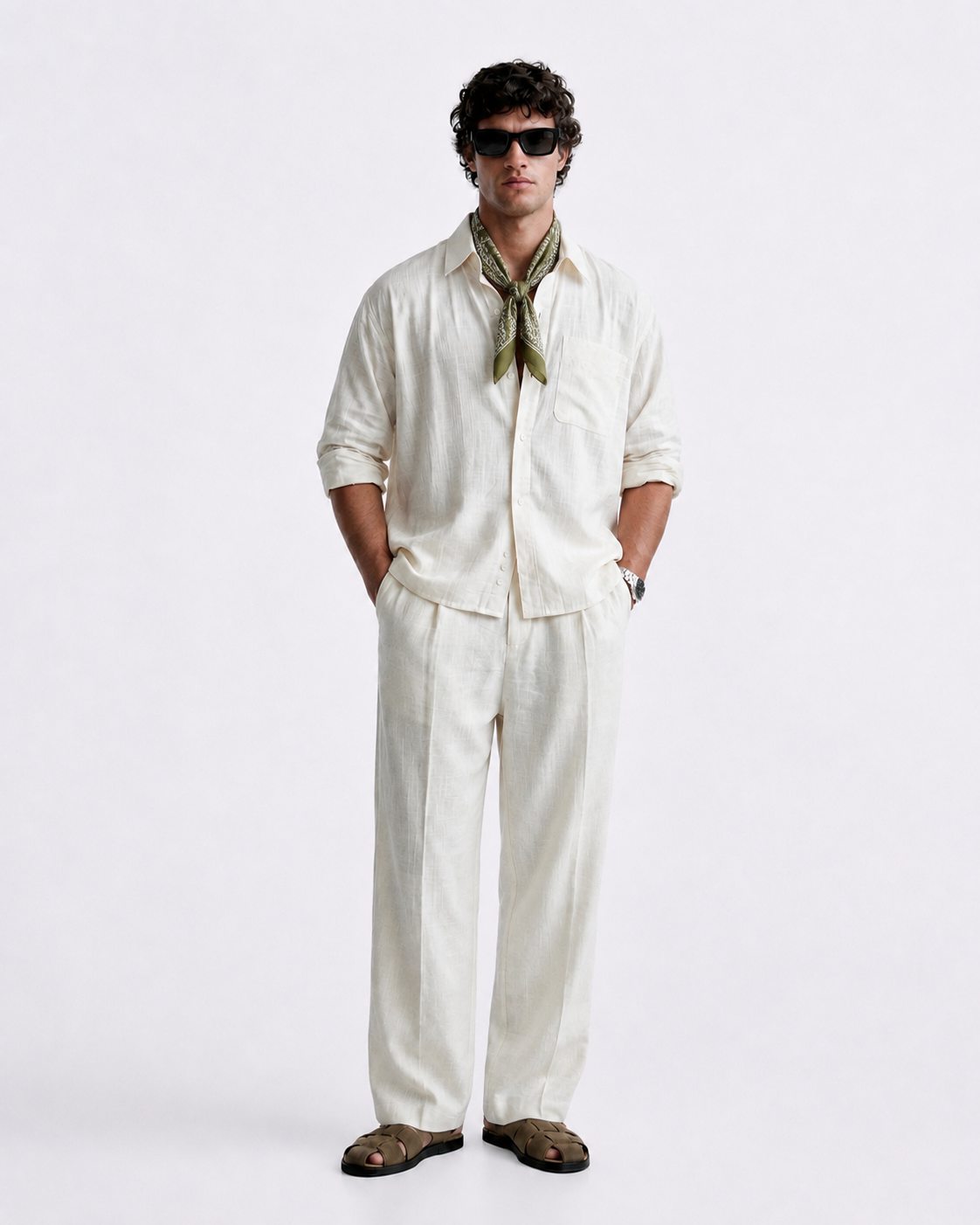 White Linen Shirt