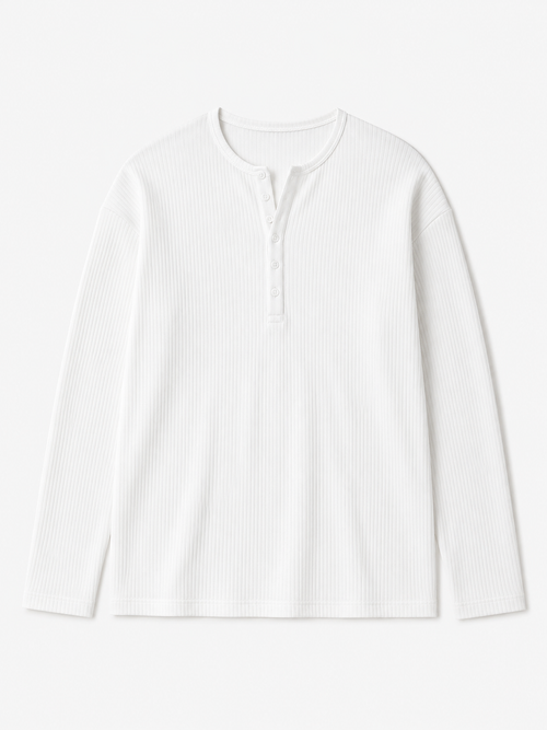 Full Sleeve Henley T-Shirt